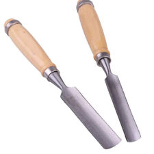 4PCS Wood Carving Hand Half-round Chisel Firmer Gouge Set Steel Woodworking Tool picture