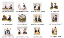 Home Interiors Homco Denim Days Figurine Reference List Complete w/ color photos picture