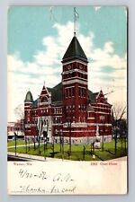 Wausau WI-Wisconsin, Court House, Antique, Vintage c1907 Souvenir Postcard picture