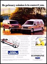 1993 Ford E-350 Conversion Van Original Advertisement Print Car Art Ad D172 picture