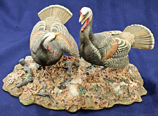 Danbury Mint Autumn Rivals Nick Bibby Turkey Hunting Figure Statue Sculpture picture