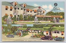 Lady Lafayette Hotel Walterboro SC Linen Postcard No 4483 picture