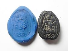 ZURQIEH -AF319- ANCIENT EGYPT , MIDDLE KINGDOM STONE SCARAB.  picture
