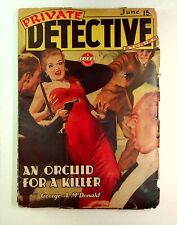 Private Detective Stories Pulp Jun 1944 Vol. 15 #1 VG- 3.5 picture