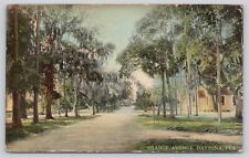 Postcard FL Daytona Orange Avenue picture