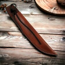 NEW Knife Sheath Fixed-Blade Brown Leather 14