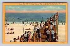 Panama City Beach FL-Florida, The Thousand Foot Pier, Antique, Vintage Postcard picture