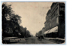 1909 View Of Tremant Street Looking North Kewanee Illinois IL Antique Postcard picture