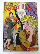 DC Comics “Secret Hearts” #83 From 1962 - Acceptable - Shows Wear But Complete picture