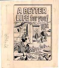 1950/1960 A BETTER LIFE FOR YOU ORIGINAL COVER PASTEUP PRODUCTION ART HARVEY picture