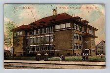 Cleveland OH-Ohio, Case Woodland School, Antique, Vintage c1910 Postcard picture