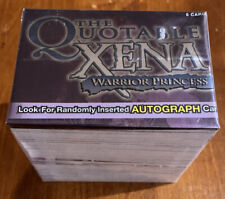 2003 Rittenhouse The Quotable Xena Warrior Princess Complete Base Set (135)+3 CL picture
