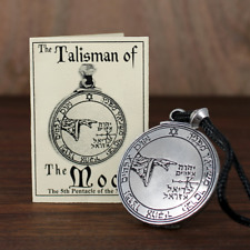 Talisman Pentacle of the Moon Solomon Seal Pendant kabbalah Hermetic Jewelry picture