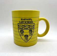 Harvard University Law School Veritas Cup Coffee Mug Yellow Notepad picture