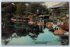 Hsakusa Tokyo Japan Postcard Pond of the Dempoin Temple c1910 Unposted picture