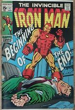 Iron Man #17 FN 6.0 1969 Early Key Issue 1st App Masque Silver Age Vintage Comic picture