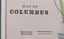 Vintage 1900 COLUMBUS OHIO Map 11