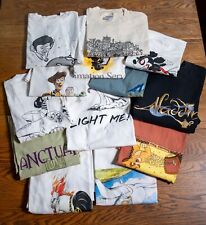 Lot of 13 Vintage Disney Animation Crew and Promotional Shirts picture