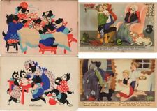 WILY SCHERMELÉ ARTIST SIGNED TALES 39 Vintage Postcards (L4037) picture