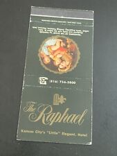 Vintage Missouri Matchbook “The Raphael Hotel” Kansas City picture