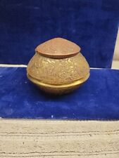 Vtg MARSHALL FIELD & CO LARGE BRONZE INKWELL picture
