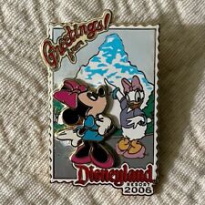 Greetings From Disneyland 2006 Minnie & Daisy at Matterhorn Mountain LE 1000 Pin picture