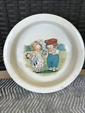 Campbell Soup Kids Baby Dish/bowl Vintage 1920’s 7.75” Grace Drayton Art picture