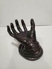 Antique/Vintage Cast Iron Life Size Hand Sculpture -- Over 8 lb picture