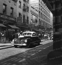 8x10 Print Police Car Jewelry District Manhattan New York City 1950 #2519 picture