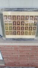 Union Pacific Railroad First 32 Presidents of the United States Print In Frame picture