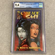 Cyblade/Shi: The Battle for Independents #1 CGC 9.4 1995 1st App Witchblade * picture