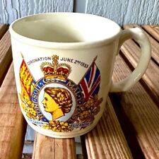 Queen Elizabeth Mug Commemorative Coffee Tea Souvenir Coronation England UK Cup picture