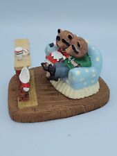 Hallmark Tender Touches Figurines - Raccoons and Fireplace - 1989 - MIB picture