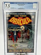 Tomb Of Dracula #2 2nd Appearance Of Dracula CGC 7.5 Marvel 1972 picture