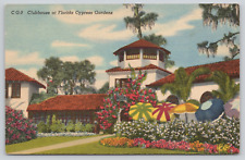 Postcard Cypress Gardens, Florida, Clubhouse A534 picture