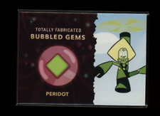 2019 Cryptozoic Steven Universe Totally Fabricated Bubbled Gem Peridot & bonus picture