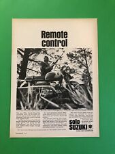 1967 SUZUKI STING RAY SCRAMBLER 200cc ORIGINAL VINTAGE PRINTED AD ADVERTISEMENT picture