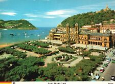 Vintage Postcard San Sebastian Parque De Alderdi-Eder Y Ayuntamiento Spain picture