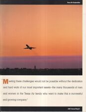 Texas Air Corp annual report 1987 Continental Eastern airlines picture