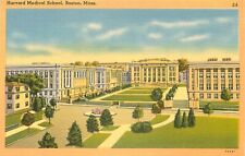 Harvard Medical School Longwood Avenue Boston Massachusetts Vintage Postcard picture