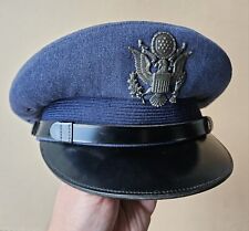 Vintage 1950s 1960s USAF Air Force Officers Dress Cap Hat Uniform Cold War 7 1/4 picture