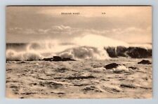 Breaking Waves, Ocean Surf Vintage Souvenir Postcard picture