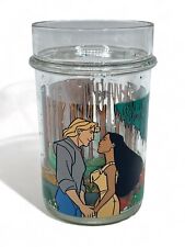 Disney Vintage Pocahontas Glitter Sparkle Cup Charm Tumbler Double Wall Selandia picture