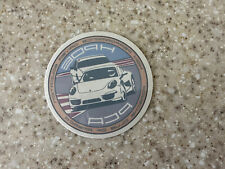 Porsche PCA Car Club of America Perf Driver’s Ed. Badge Emblem Logo Window Cling picture