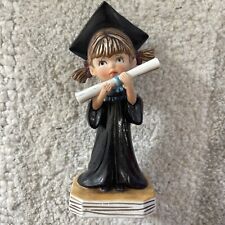 VTG 1976 Fran Mar Gorham Moppets Well Earned Girl Graduate Ceramic Figurine 6