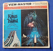RARE gaf H15 Kings Island 1977 Cincinnati OH Ohio view-master 3 Reels Packet picture