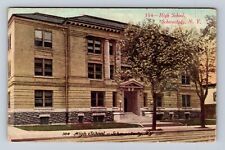 Schenectady NY- New York, High School, Antique, Vintage c1912 Souvenir Postcard picture