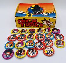 Dick Tracy Movie Pins/Buttons With Original Box Walt Disney picture
