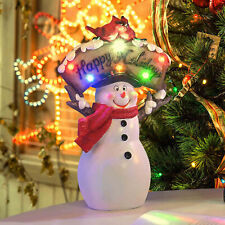 Christmas Tabletop Decoration Snowman with Led Light Home Party Wedding Décor picture