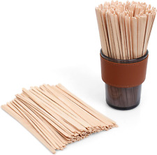 Wooden Coffee Stirrers - Coffee Stir Sticks 7.5 Inch,100Pcs Disposable Birch Woo picture